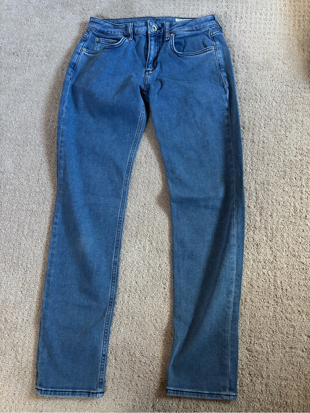 rag & bone Women’s Straight-Leg Jeans in Denim Blue